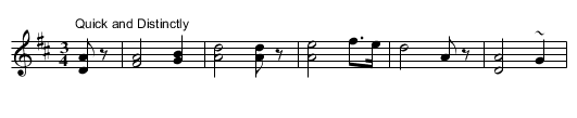 Clara Burke - staff notation
