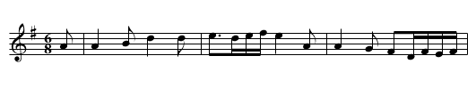 Clára de Búrc - staff notation