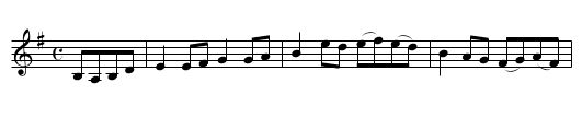 Clarges Lamentation - staff notation