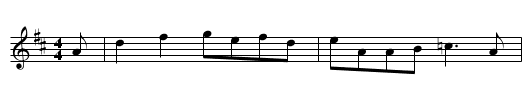 Clean Pea Strae - staff notation
