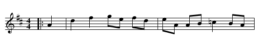 Clean Pease Strae - staff notation