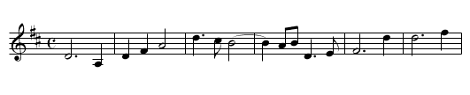 Clear Cavalier, The - staff notation