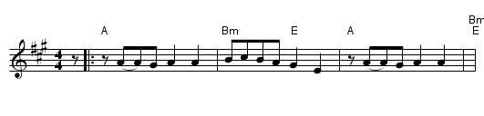 Clear The Way - staff notation