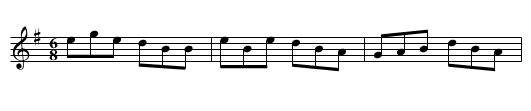 Cliffs of Moher (another B part) - staff notation