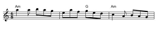 Cliffs of Moher - staff notation