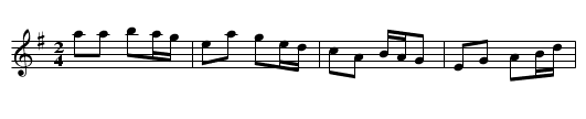 Clips of Mower - staff notation