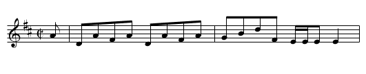 Cloeh's [sic] Dream - staff notation