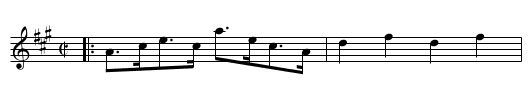 CLOG DANCE - staff notation