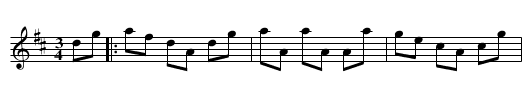 Clog de Peribonka - staff notation