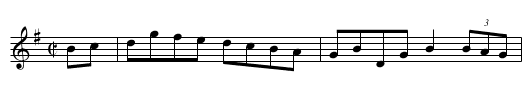 Clog Hornpipe [1] - staff notation