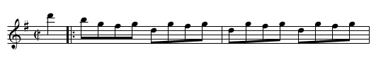 CLOG HORNPIPE - staff notation