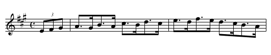 Clog Hornpipe - staff notation