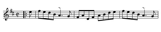 Cloon Reel, The - staff notation
