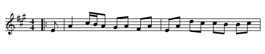 Cluny Castle - staff notation
