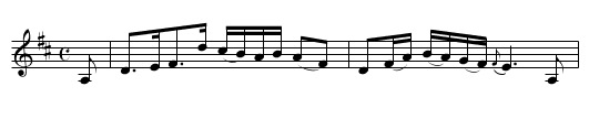 Cluny Castle - staff notation