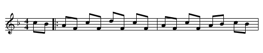 Clydeside Lassies - staff notation