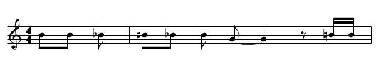 Coal Mountain Blues - staff notation