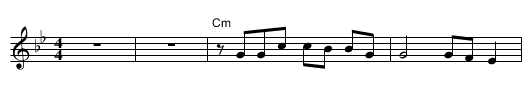 Cobankat - staff notation