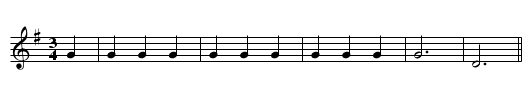 Cobbler, The  - staff notation