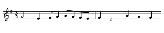 Cobblers hornpipe - staff notation