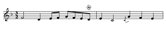 Coblers Hornpipe - staff notation