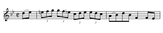 COBORN'S DELIGHT HORNPIPE - staff notation