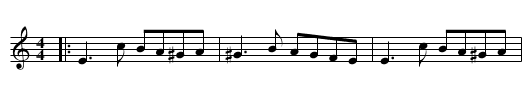 Cocek Kusturica - staff notation