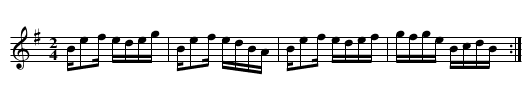 Cocheco Reel - staff notation