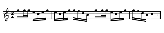 Cochinchine - staff notation