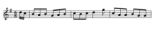 Cock and Hen [1], The - staff notation