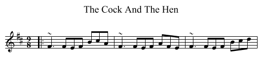 Cock And The Hen, The  - staff notation