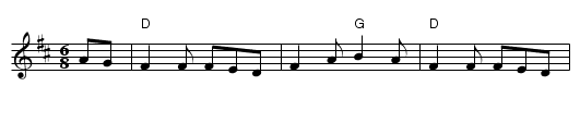 Cock O' The North - staff notation