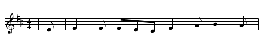 Cock o' the North - staff notation