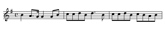 Cock Robin's Testament - a different Air - staff notation
