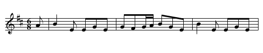 Cock Up Your Chin, Billy - staff notation