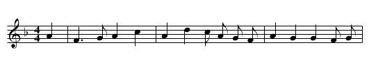 Cockle Shells - staff notation