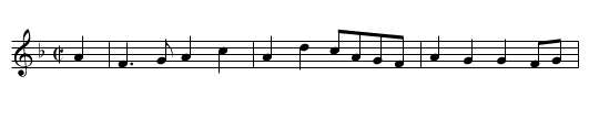 Cockle Shells - staff notation