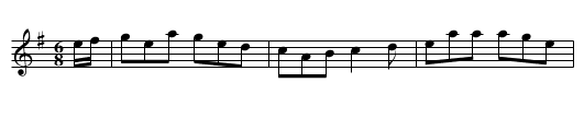 Cockled Old Man [2] - staff notation