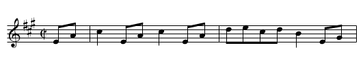 Coco Bram - staff notation