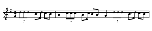 Coconut Tree - staff notation