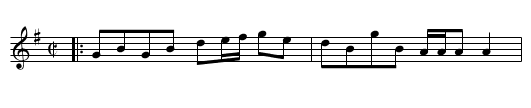 Codger's in the Canongate - staff notation