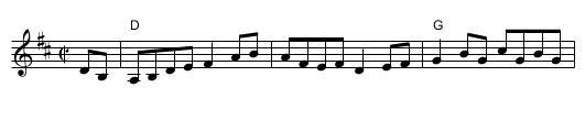 Cogitatin' - staff notation