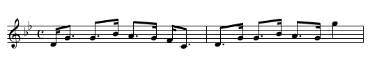Coille an Togail - staff notation