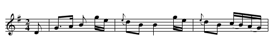 Col. Hamilton’s Favourite - staff notation