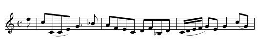 Col. Mackay's Reel - staff notation