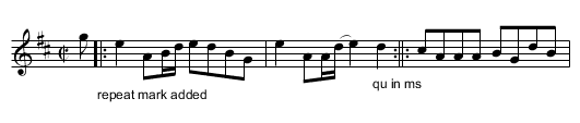 Cold Kail in Aberdeen. JBut.526A - staff notation