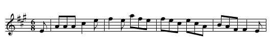 Coldingham - staff notation