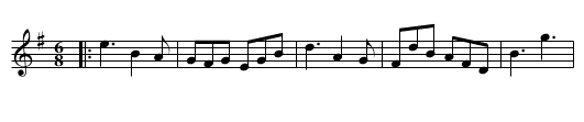Coldside Jig, The  - staff notation