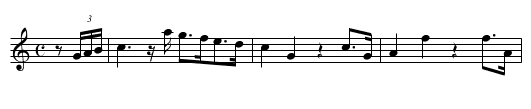 Coldstream March, The  - staff notation