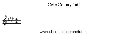 Cole County Jail - staff notation